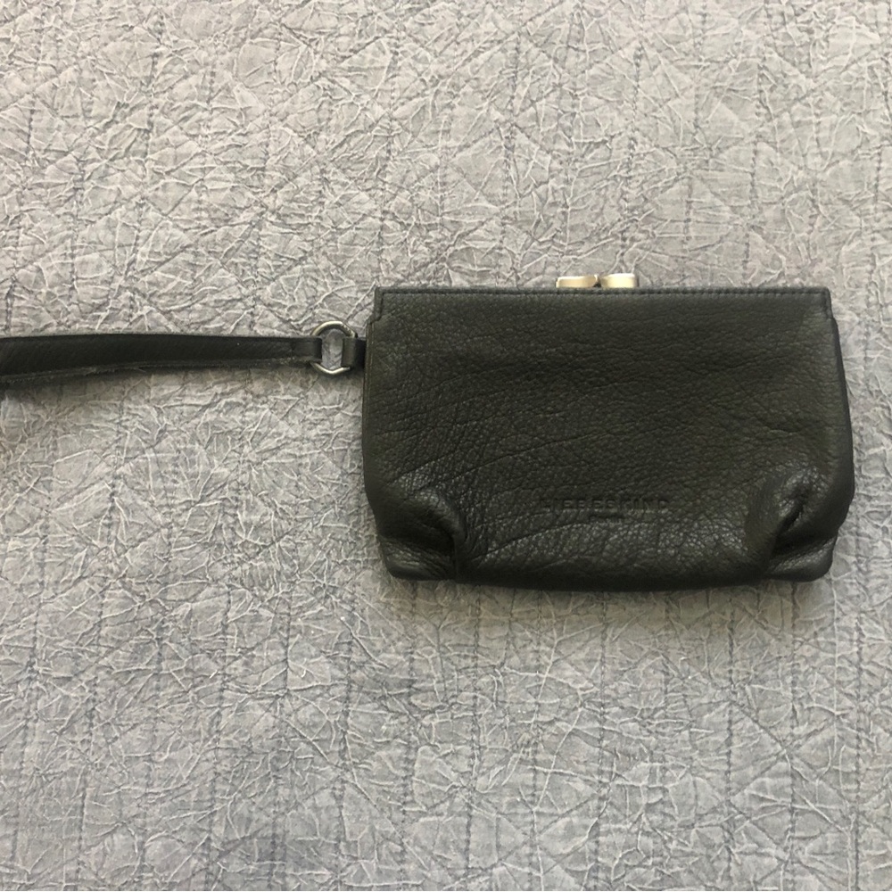 Liebeskind Berlin genuine leather wristlet